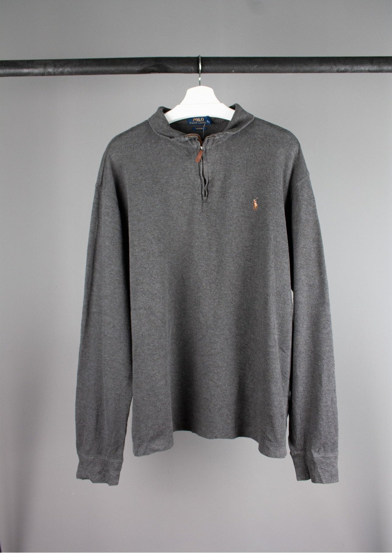 Ralph Lauren Quarter Zip Sweater (XXL)