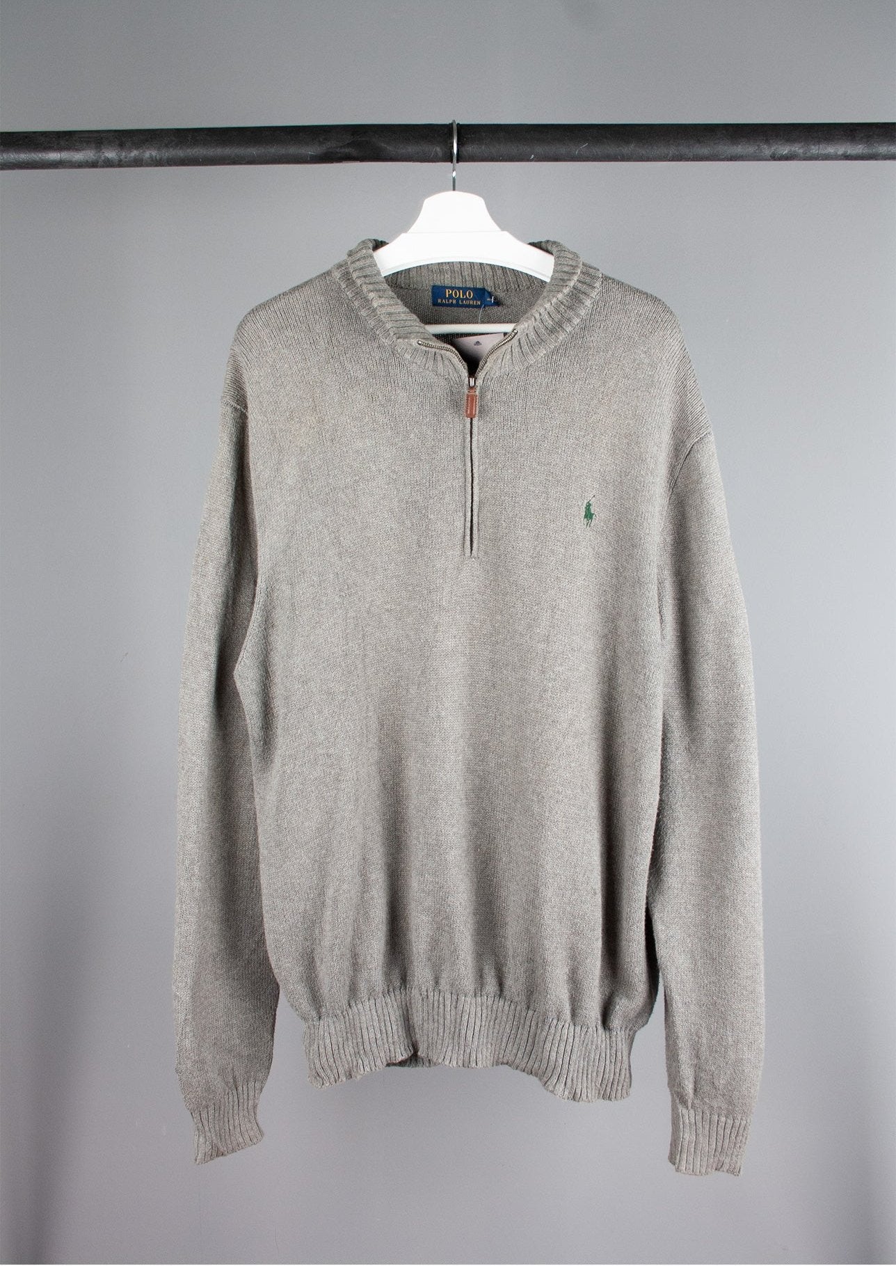 Ralph Lauren Quarter Zip Sweater (XXL)