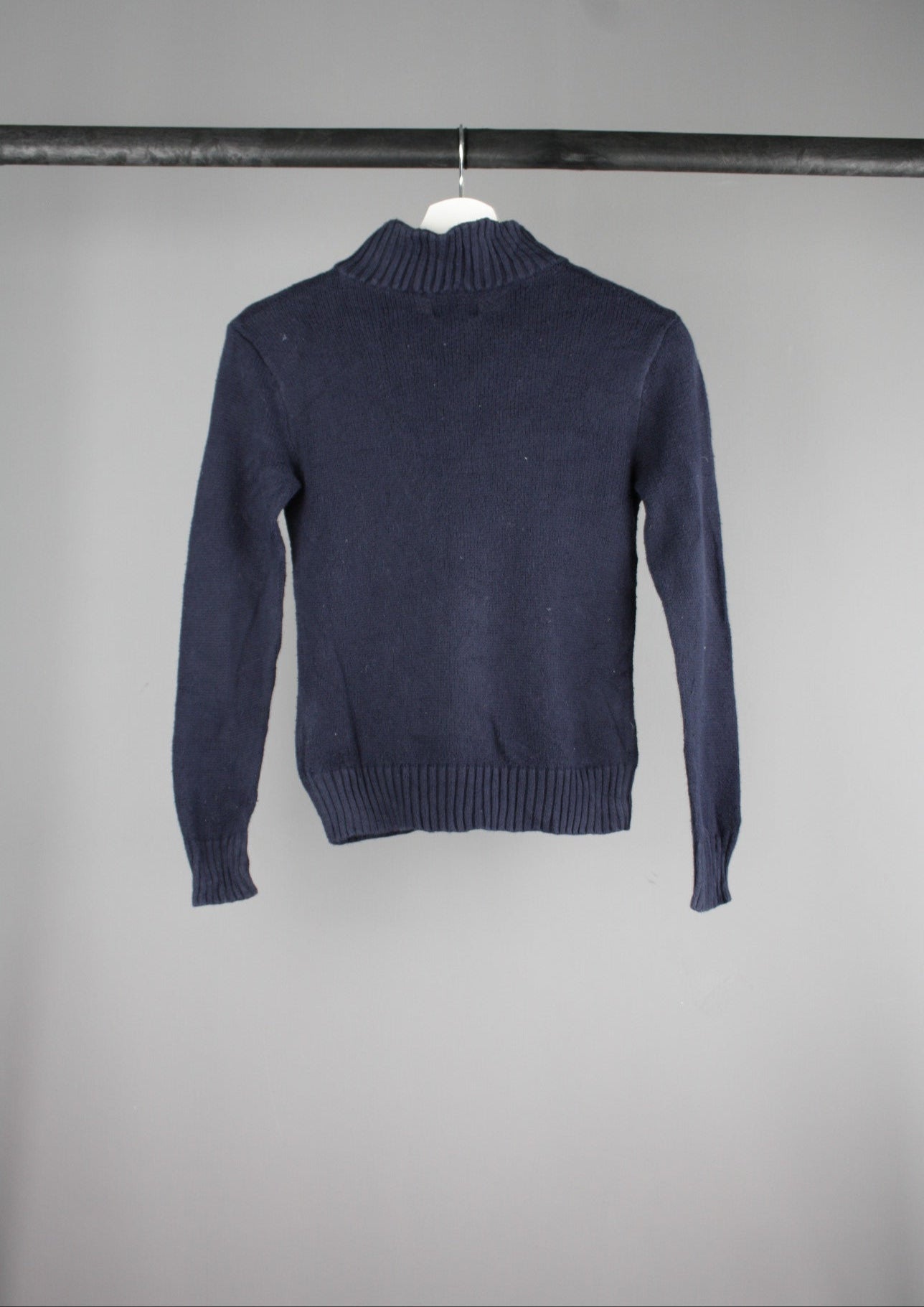 Ralph Lauren Cable Knitwear Quarter Zip Sweater (Kids S)