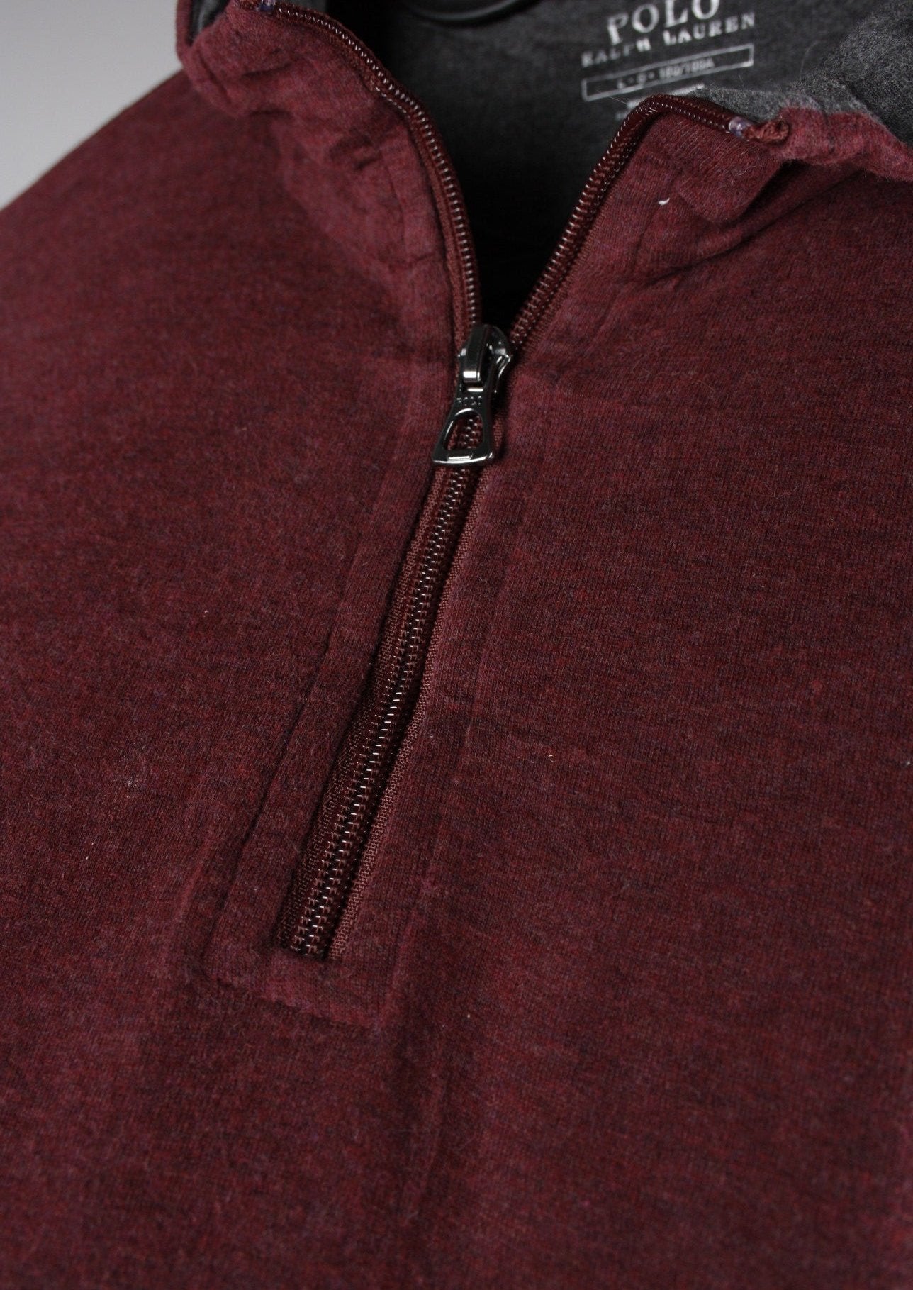 Ralph Lauren Quarter Zip Sweater (L)