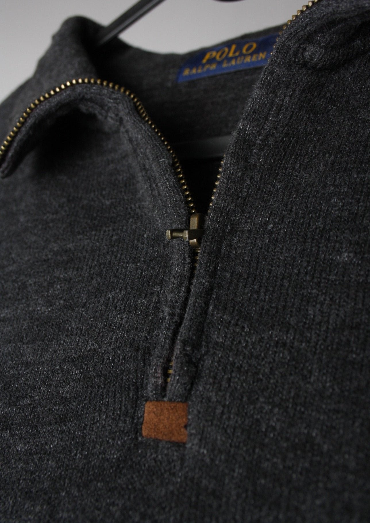 Ralph Lauren Quarter Zip Sweater (M)