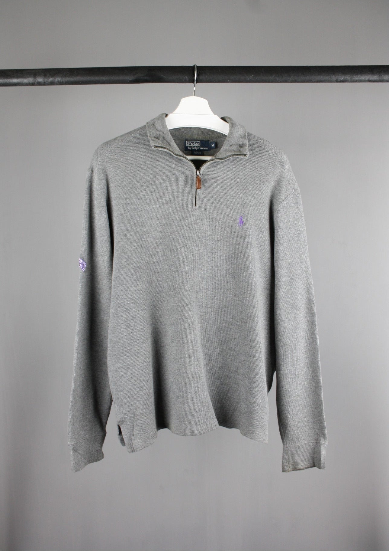 Ralph Lauren Quarter Zip Sweater (M)