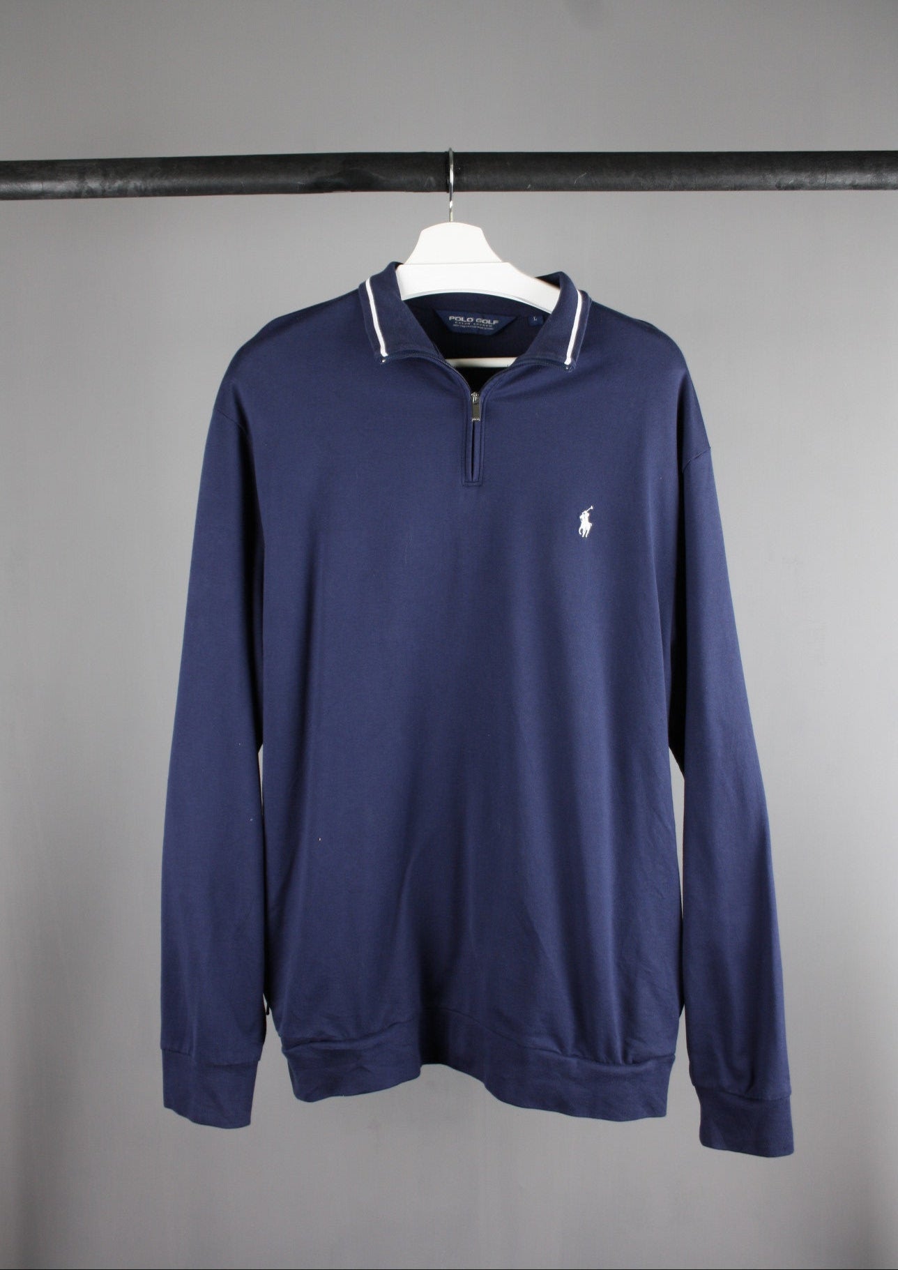 Ralph Lauren Quarter Zip Sweater (L)