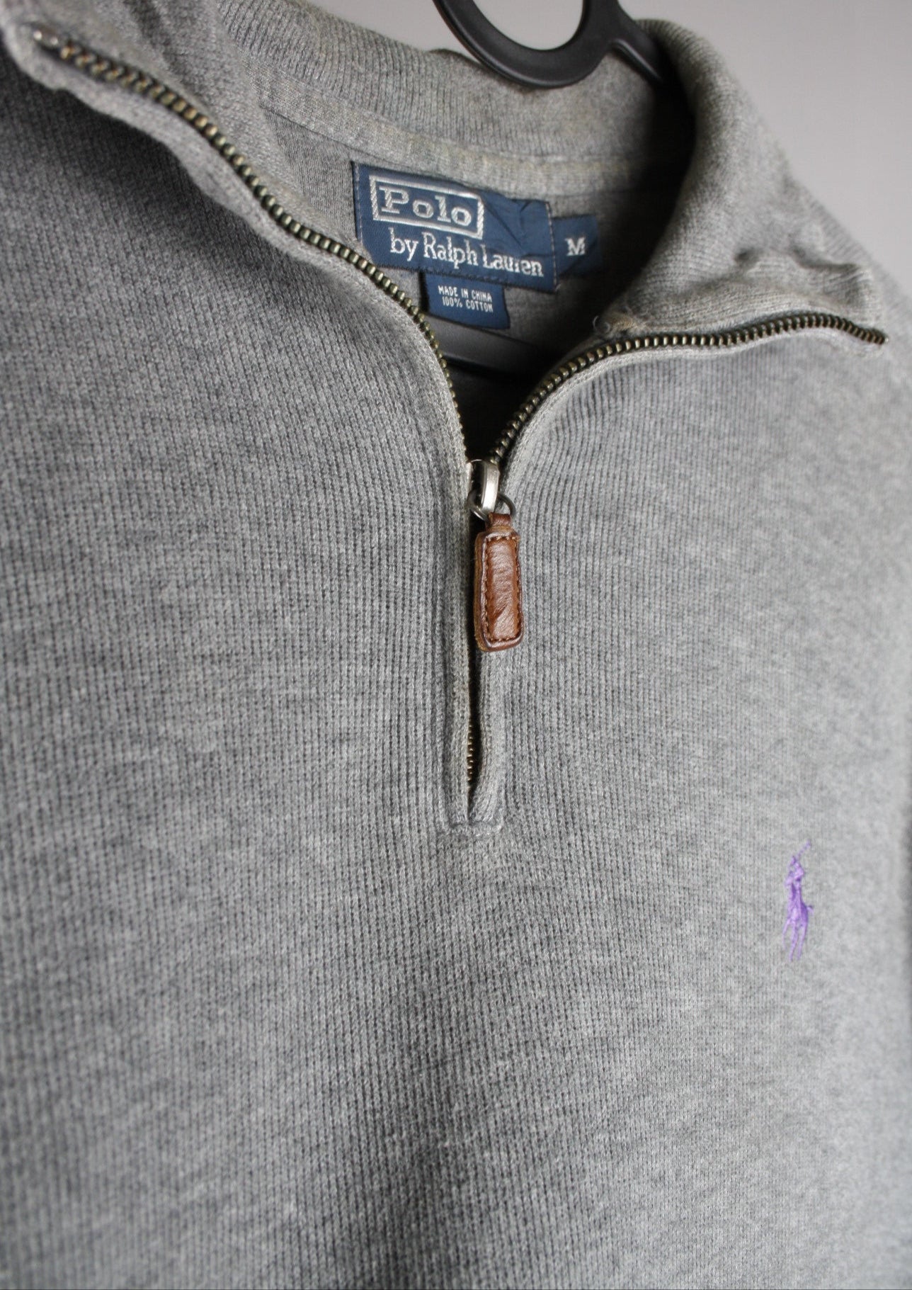 Ralph Lauren Quarter Zip Sweater (M)