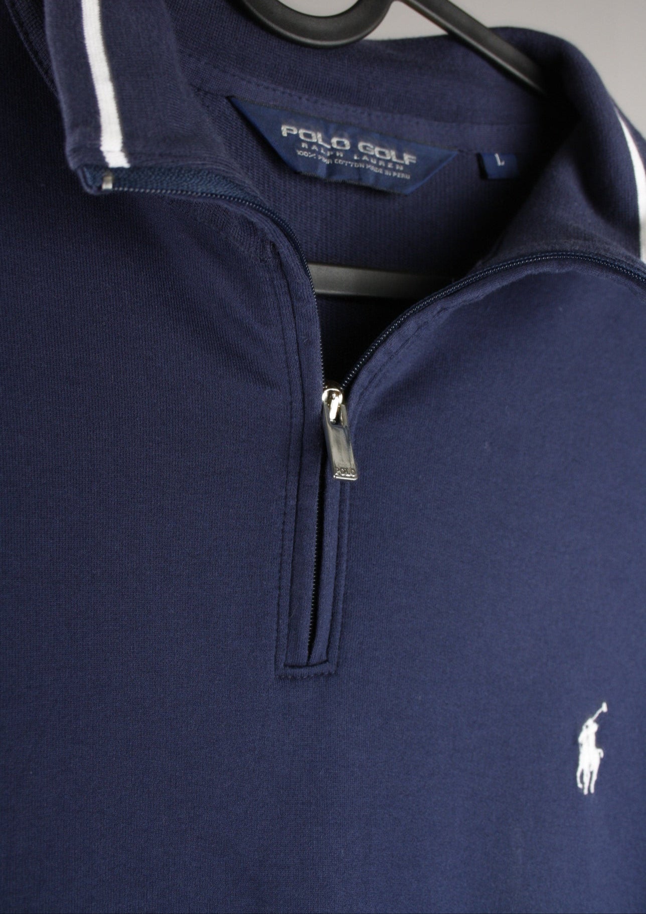 Ralph Lauren Quarter Zip Sweater (L)