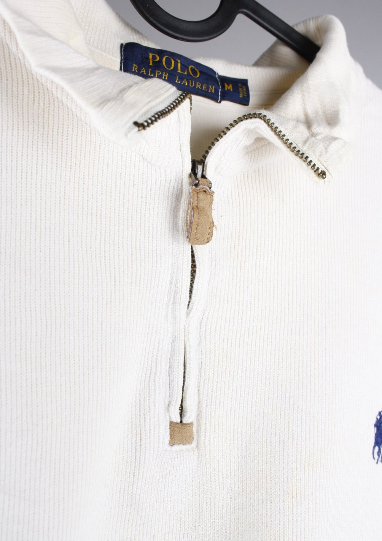 Ralph Lauren Quarter Zip Sweater (M)
