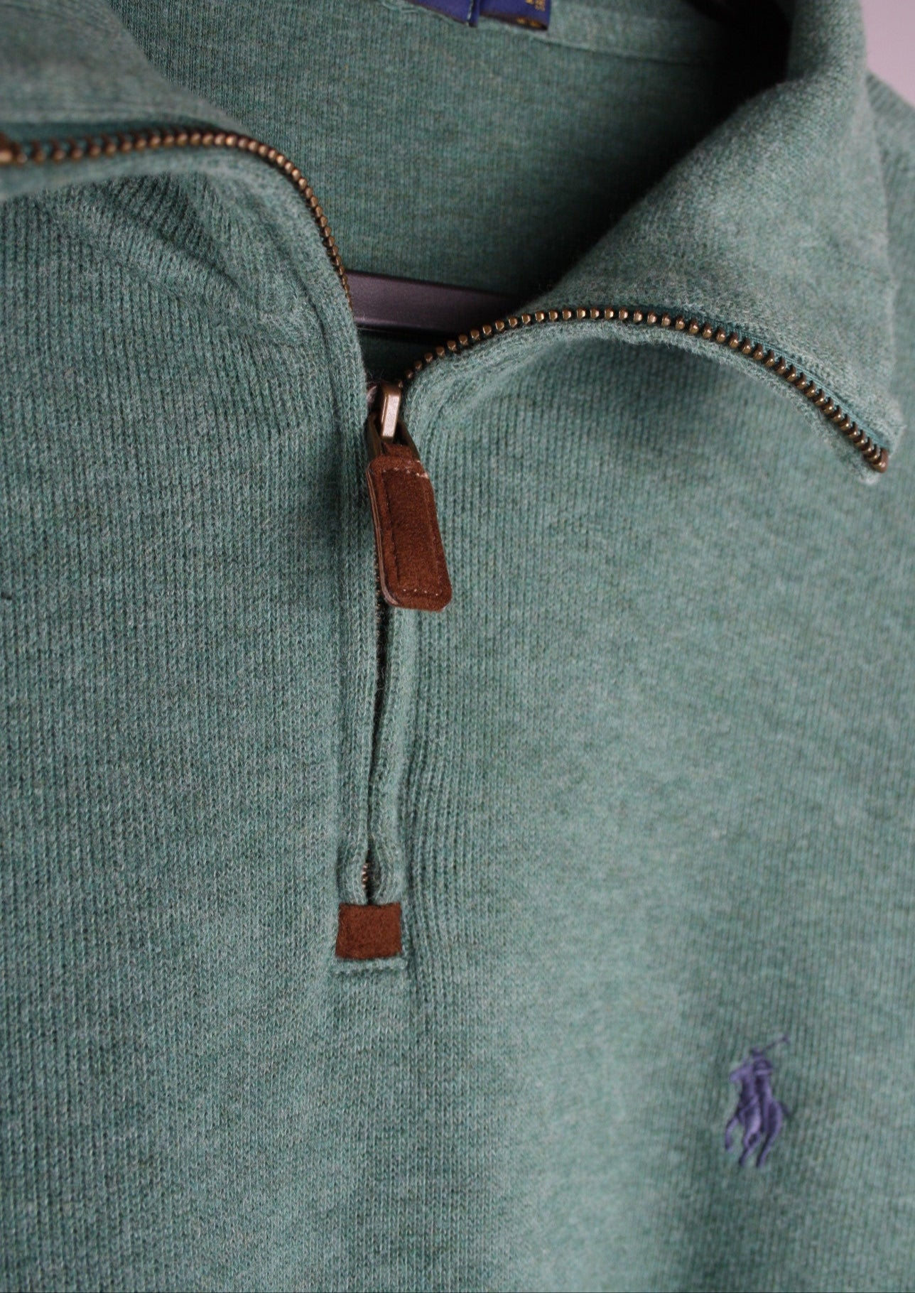 Ralph Lauren Quarter Zip Sweater (M)