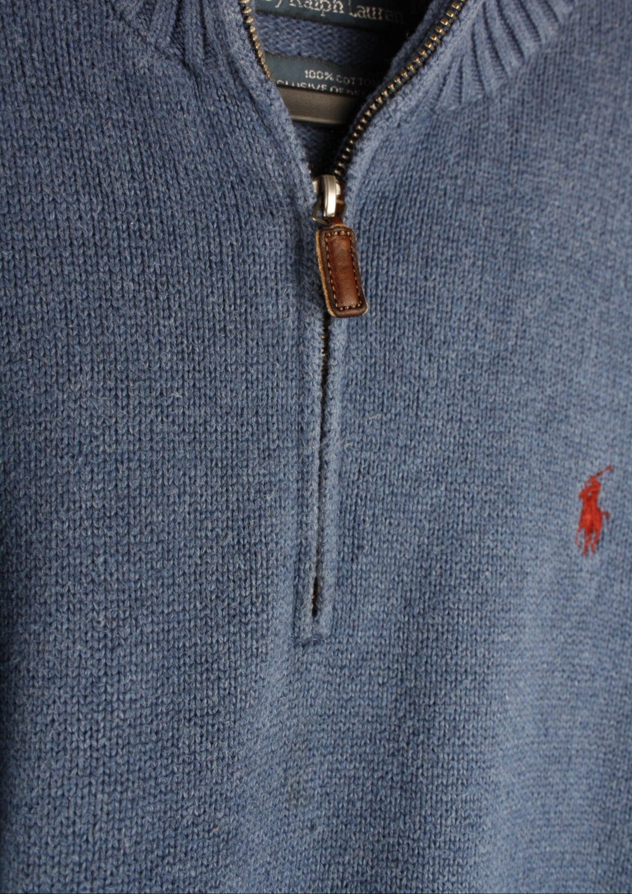 Ralph Lauren Quarter Zip Sweater (M)