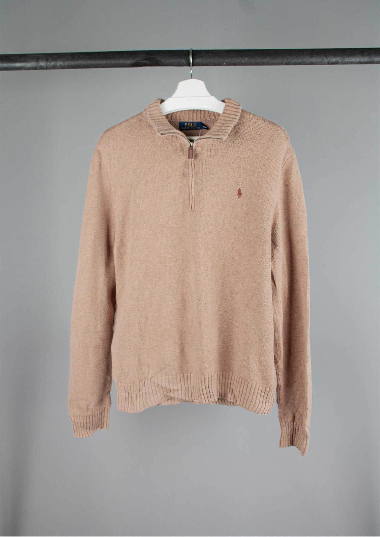 Ralph Lauren Quarter Zip Sweater (L)