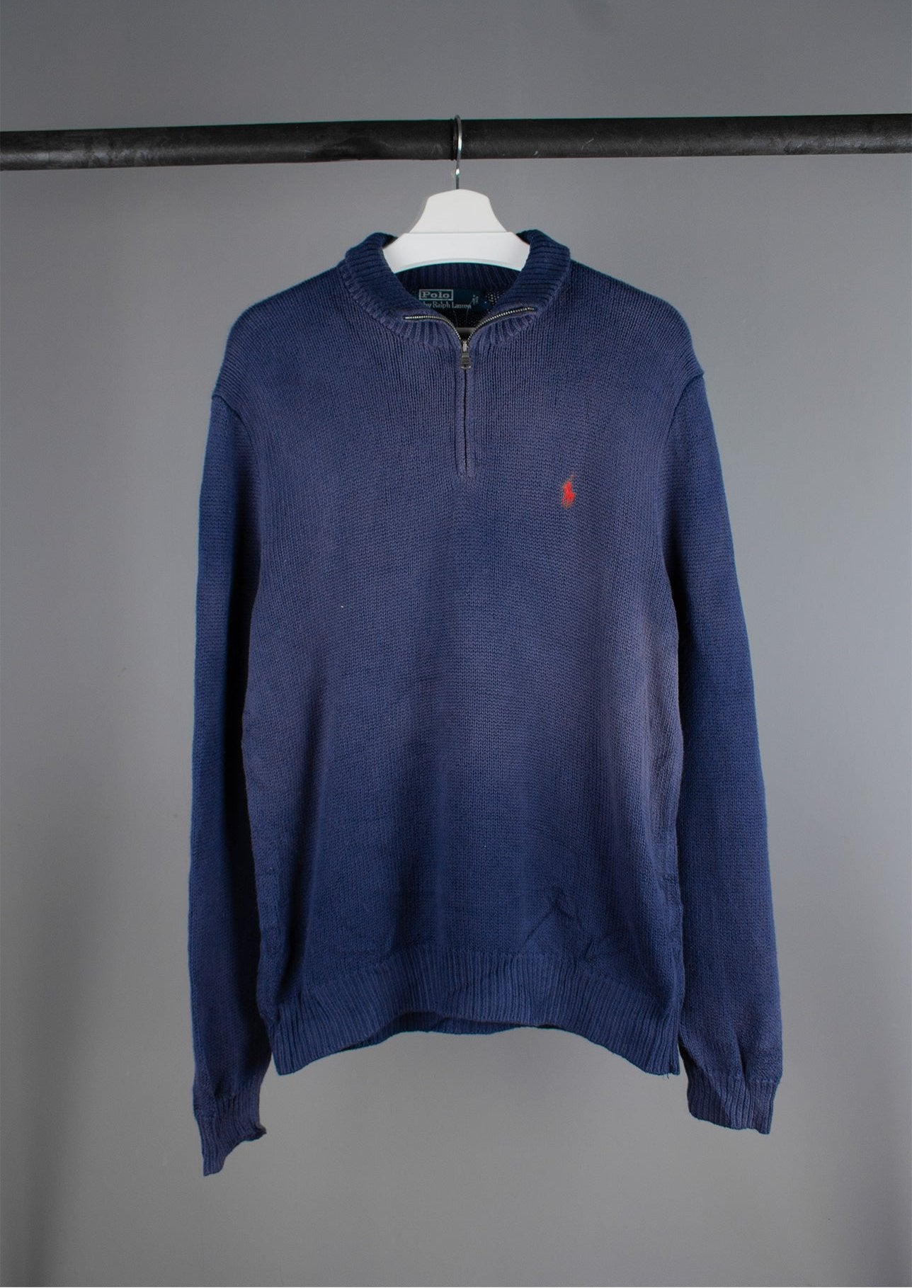 Ralph Lauren Quarter Zip Sweater (L)