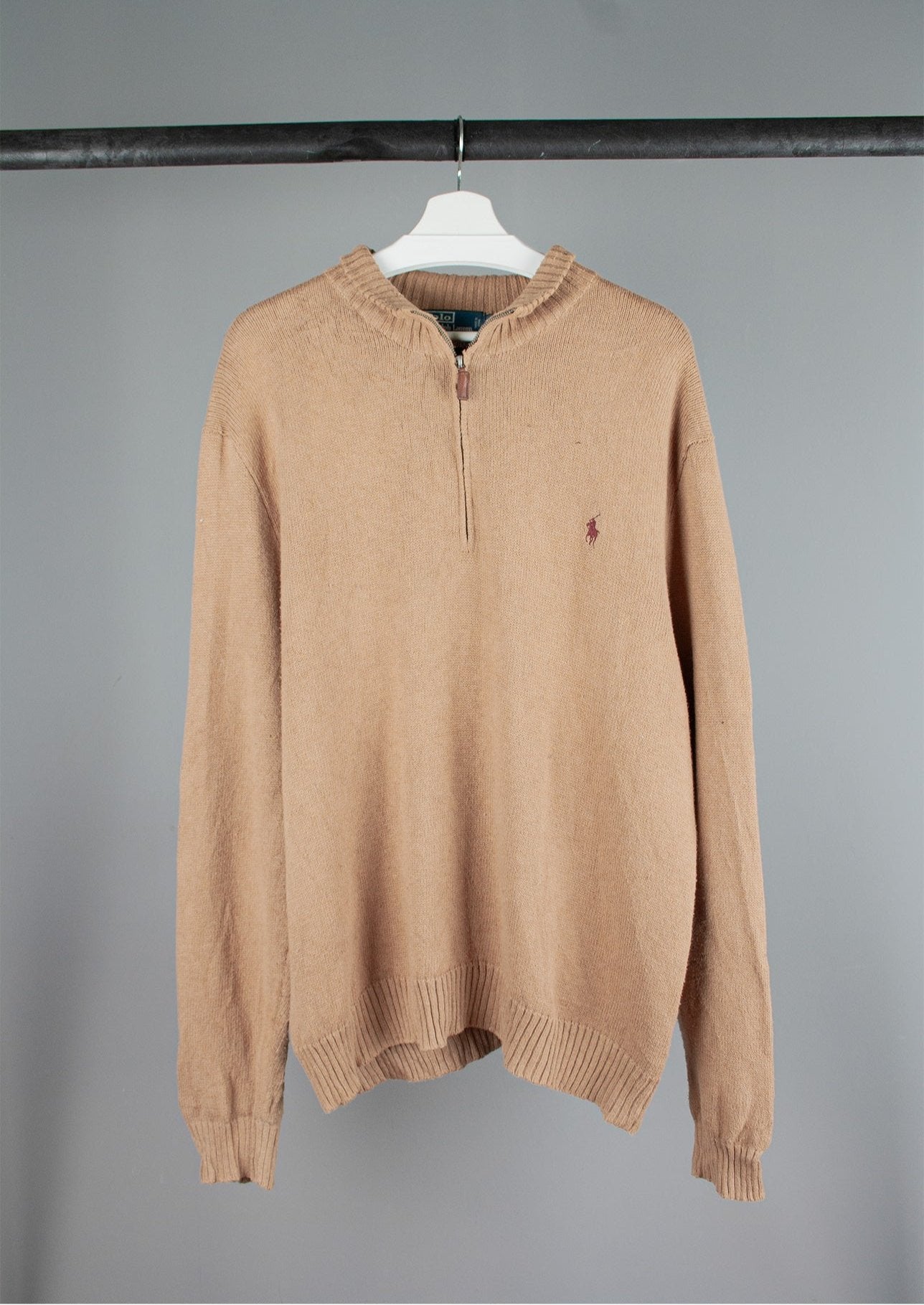Ralph Lauren Quarter Zip Sweater (XXL)