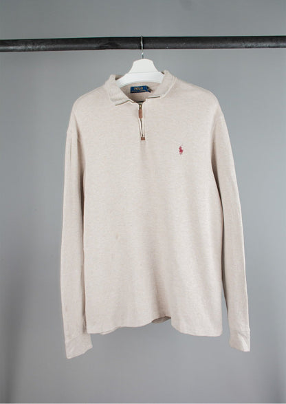 Ralph Lauren Quarter Zip Sweater (L)