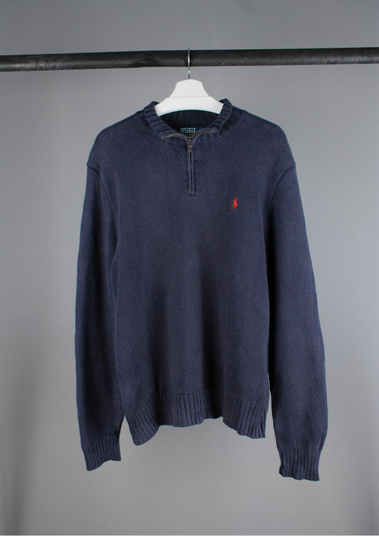 Ralph Lauren Quarter Zip Sweater (XL)