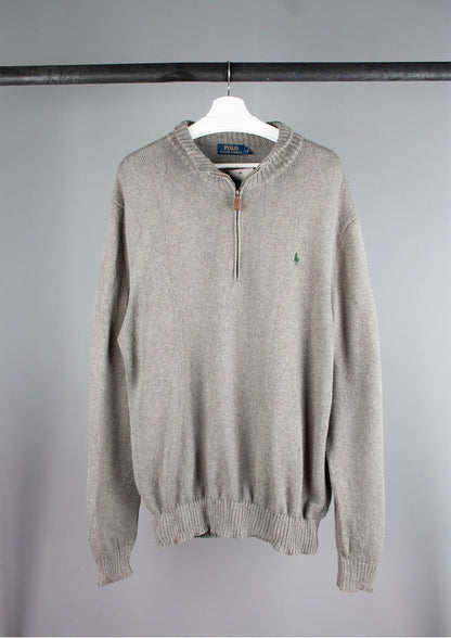 Ralph Lauren Quarter Zip Sweater (XXL)