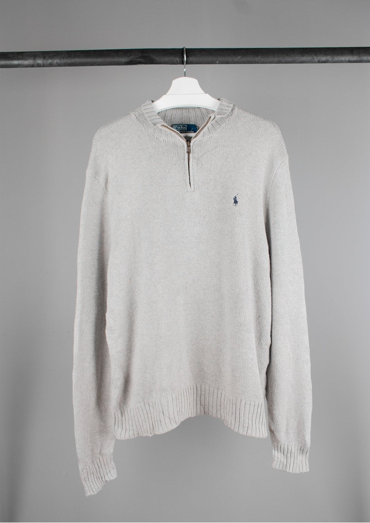 Ralph Lauren Quarter Zip Sweater (XL)