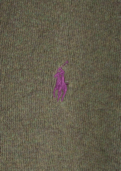 Ralph Lauren Quarter Zip Sweater (L)