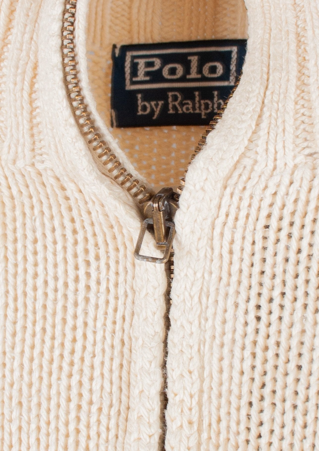 Ralph Lauren Quarter Zip Sweater (L)
