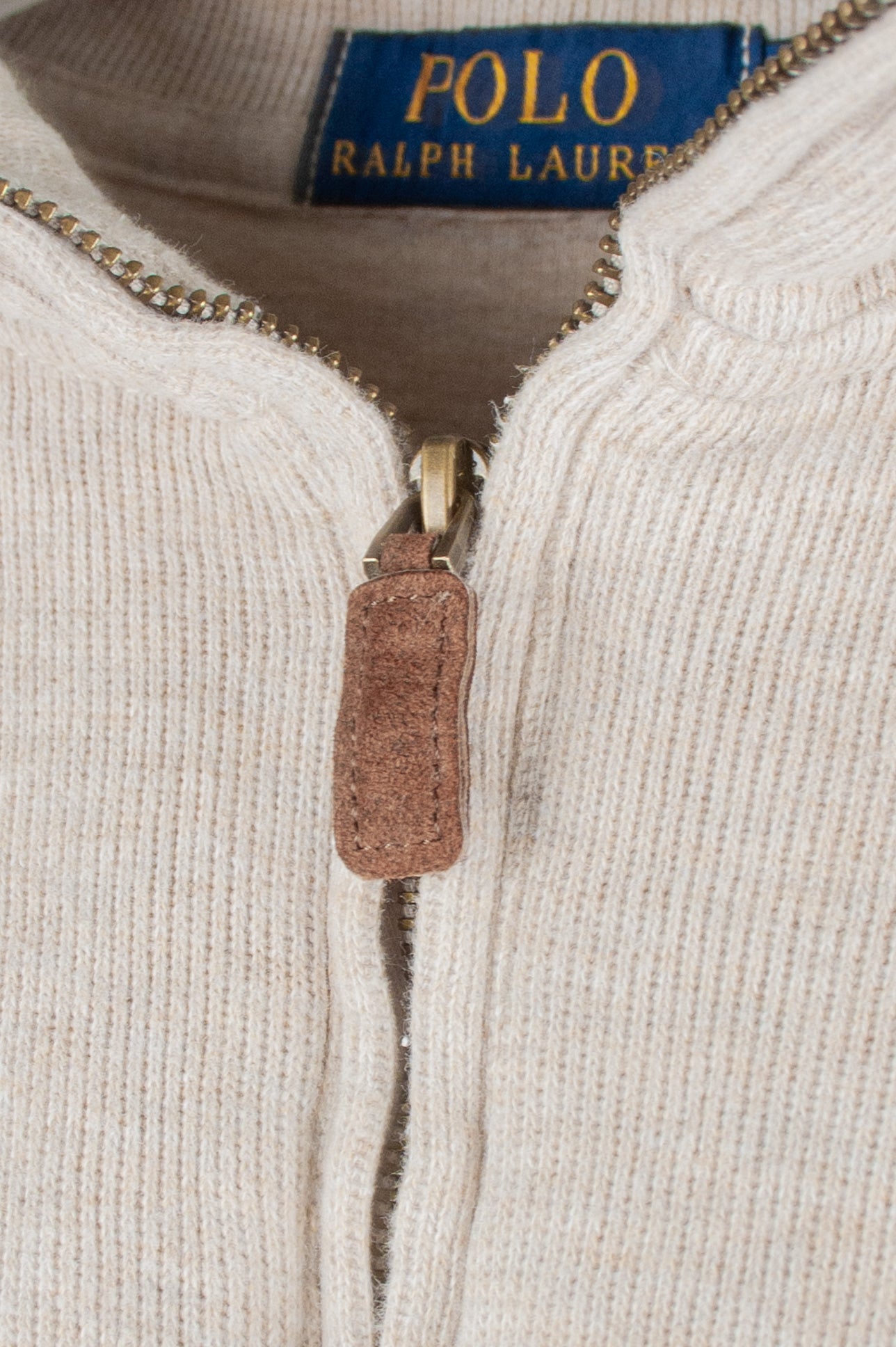 Ralph Lauren Quarter Zip Sweater (L)