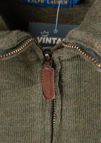 Ralph Lauren Quarter Zip Sweater (L)