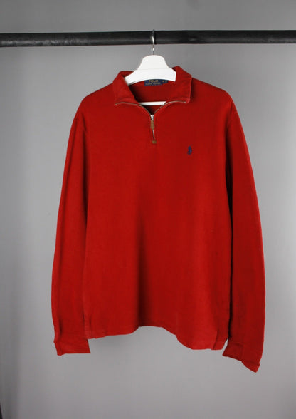Ralph Lauren Quarter Zip Sweater (M)