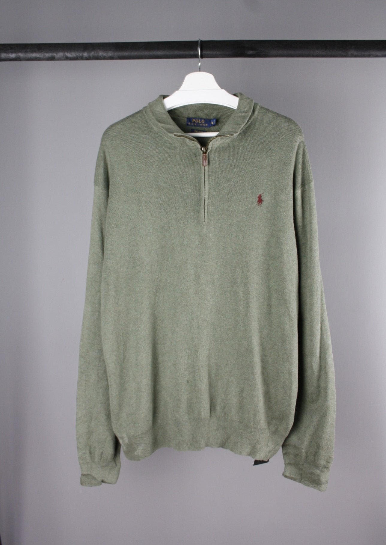 Ralph Lauren Quarter Zip Sweater (XL)