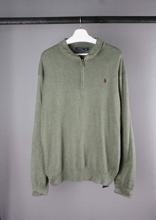 Ralph Lauren Quarter Zip Sweater (XL)