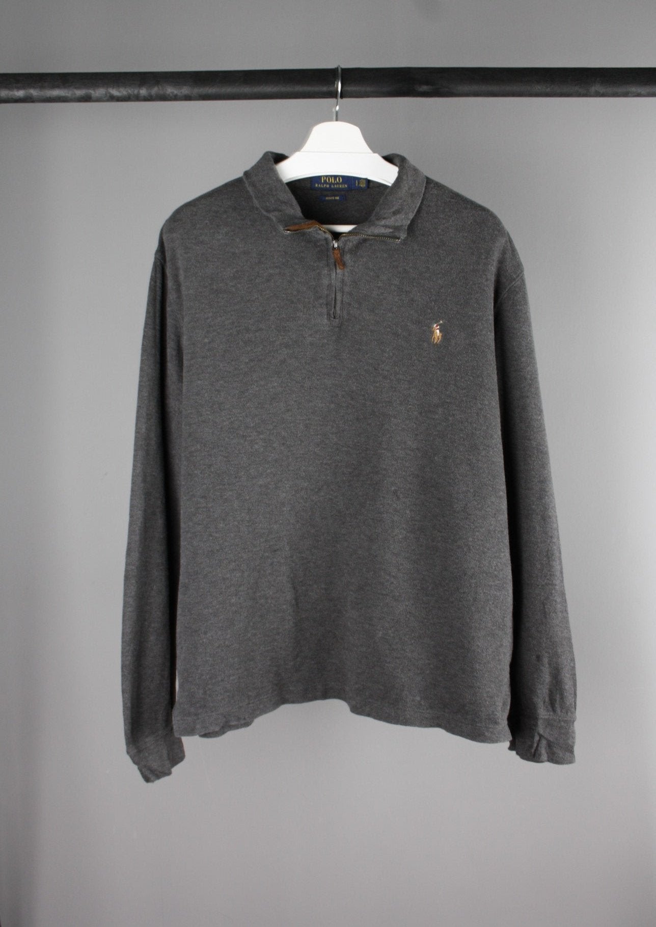 Ralph Lauren Quarter Zip Sweater (L)
