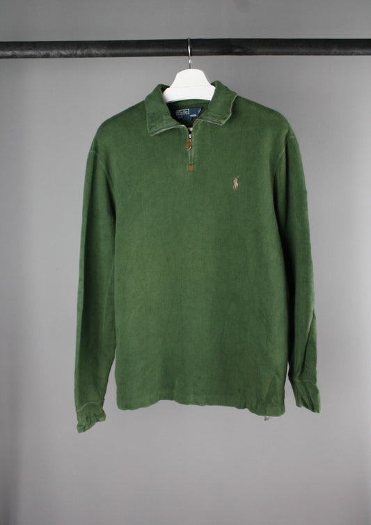 Ralph Lauren Quarter Zip Sweater (M)