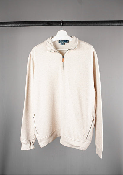Ralph Lauren Quarter Zip Sweater (L)