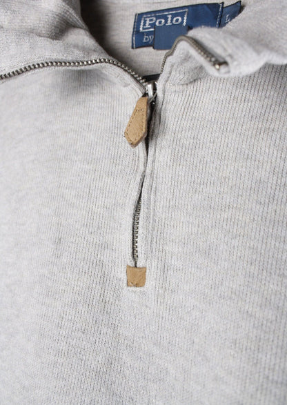 Ralph Lauren Quarter Zip Sweater (L)