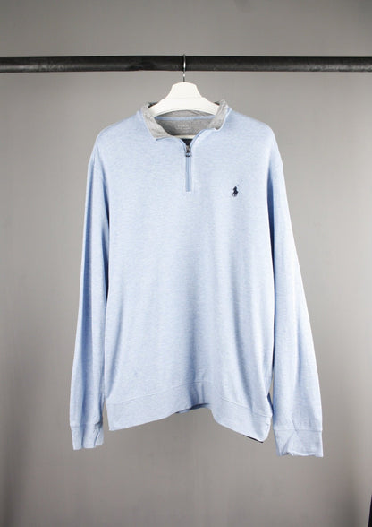 Ralph Lauren Quarter Zip Sweater (L)