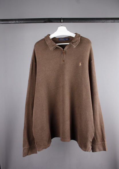 Ralph Lauren Quarter Zip Sweater (XXL)