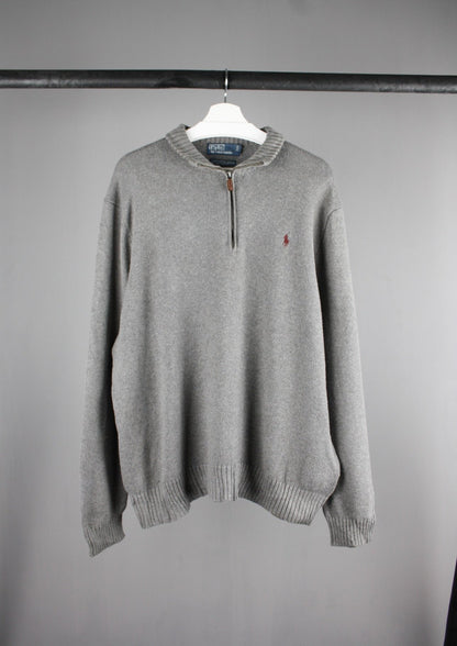 Ralph Lauren Quarter Zip Sweater (XL)