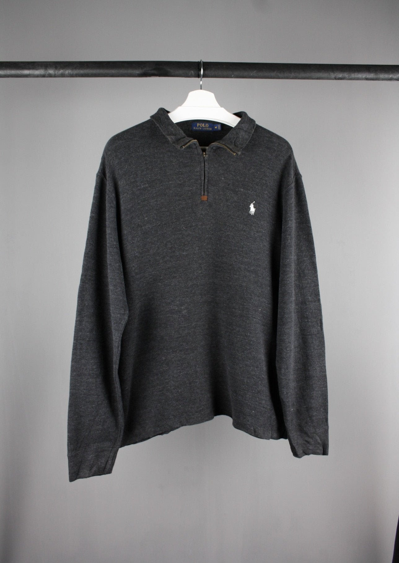 Ralph Lauren Quarter Zip Sweater (M)