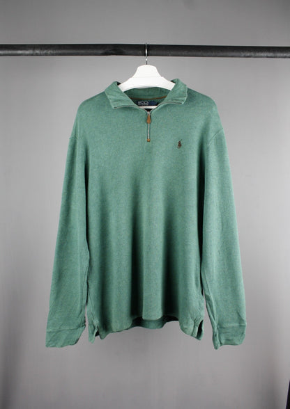 Ralph Lauren Quarter Zip Sweater (L)