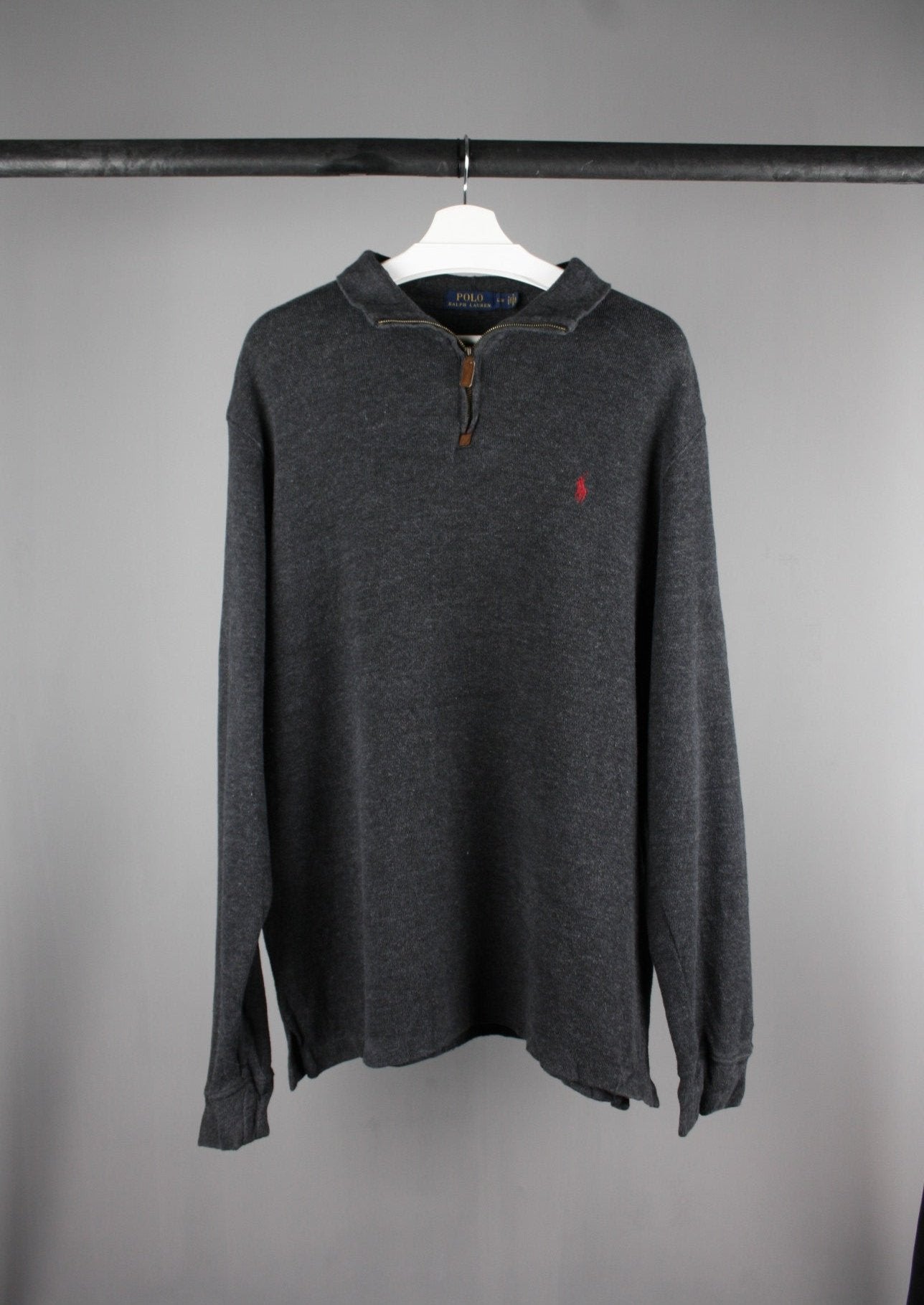 Ralph Lauren Quarter Zip Sweater (L)