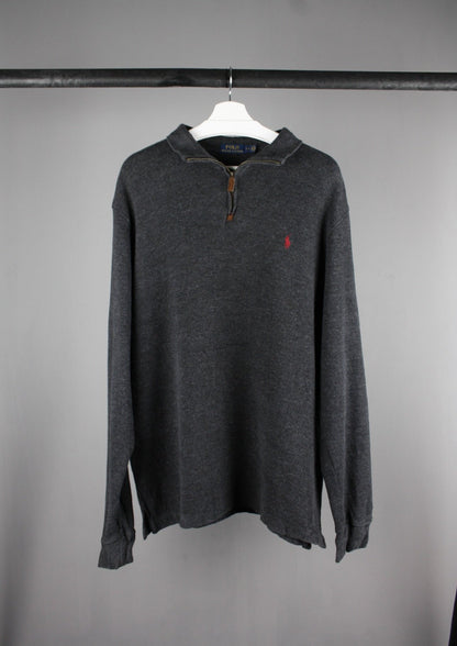Ralph Lauren Quarter Zip Sweater (L)