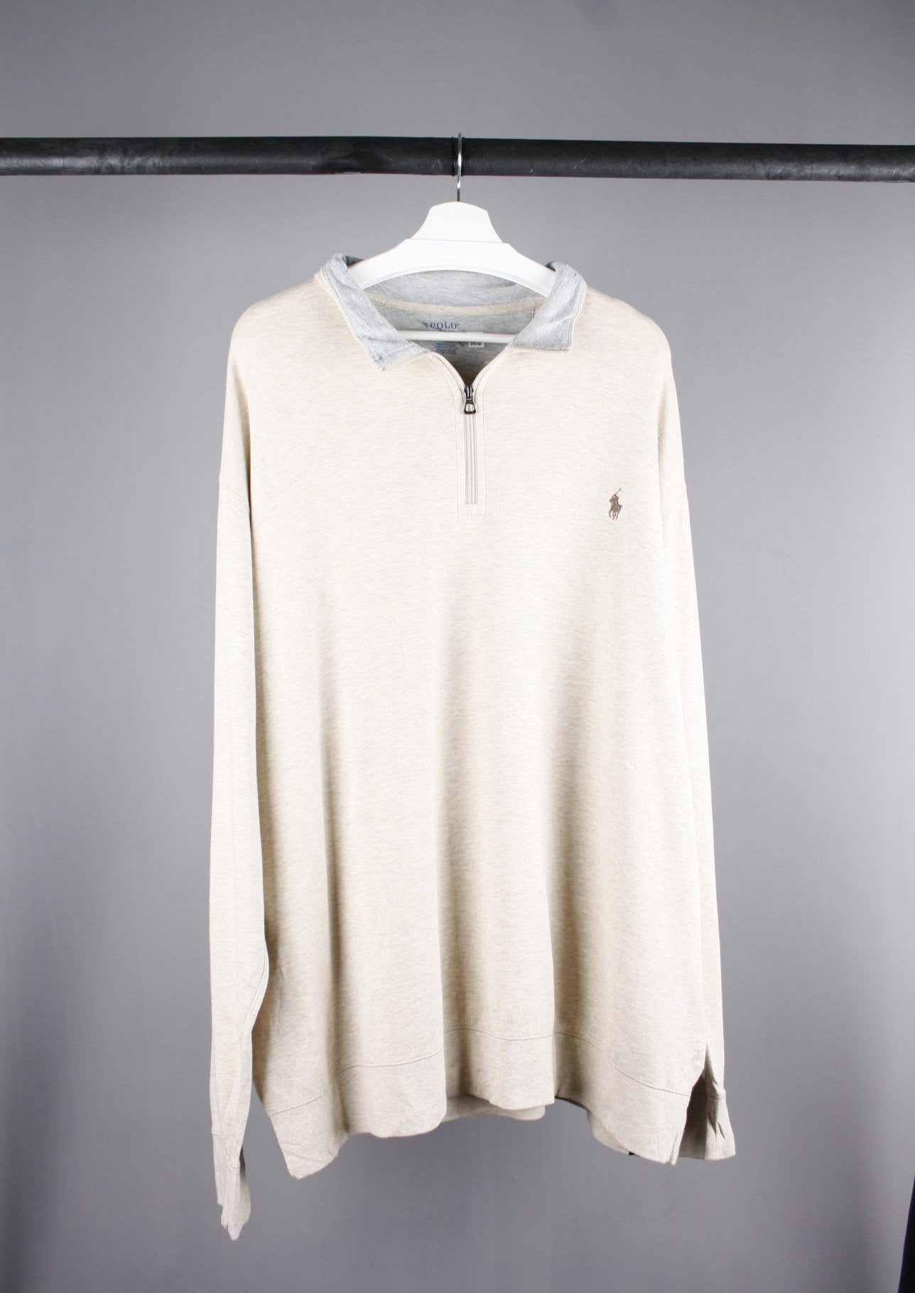 Ralph Lauren Quarter Zip Sweater (XXL)