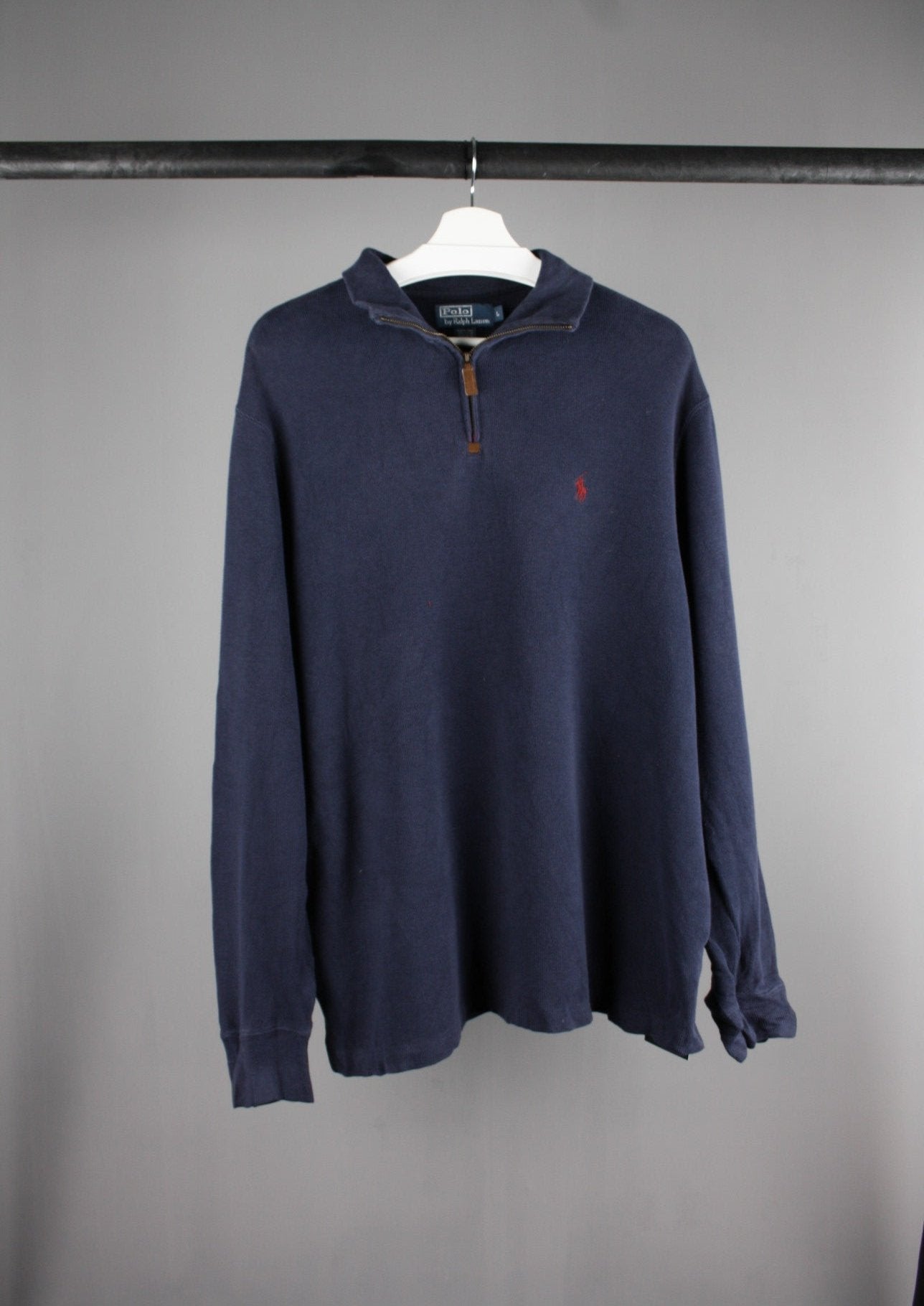 Ralph Lauren Quarter Zip Sweater (L)