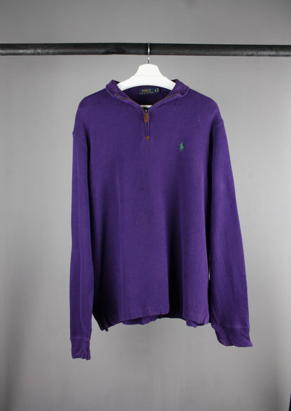 Ralph Lauren Quarter Zip Sweater (M)