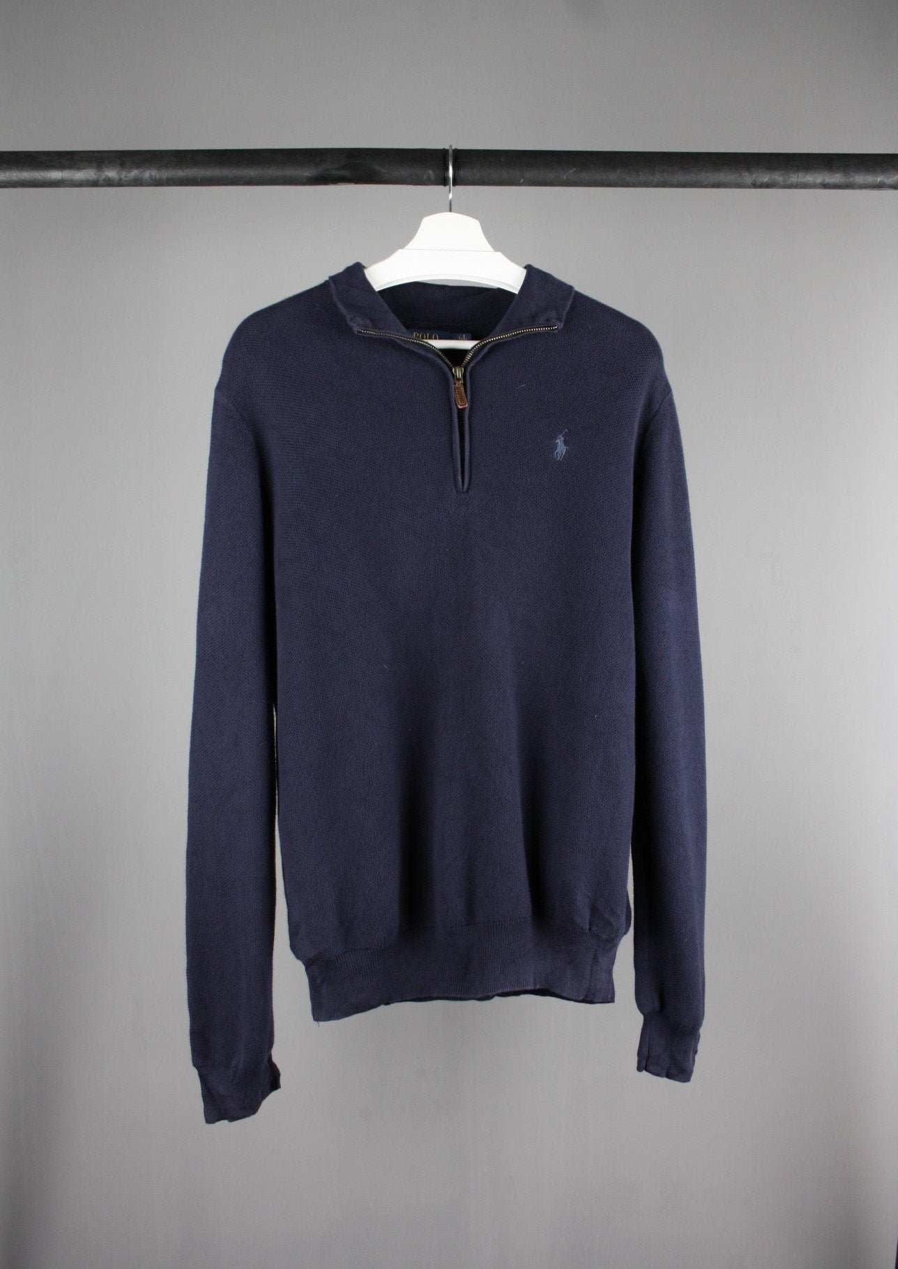 Ralph Lauren Quarter Zip Sweater (L)