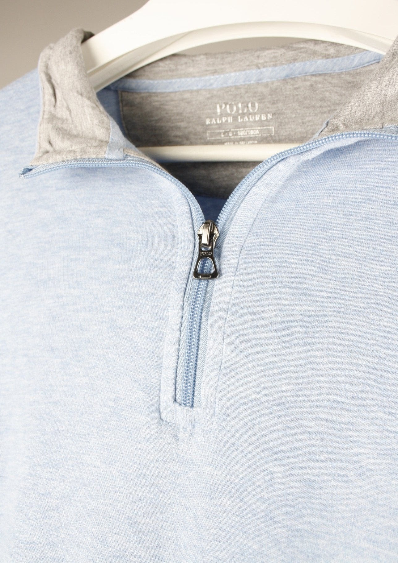 Ralph Lauren Quarter Zip Sweater (L)