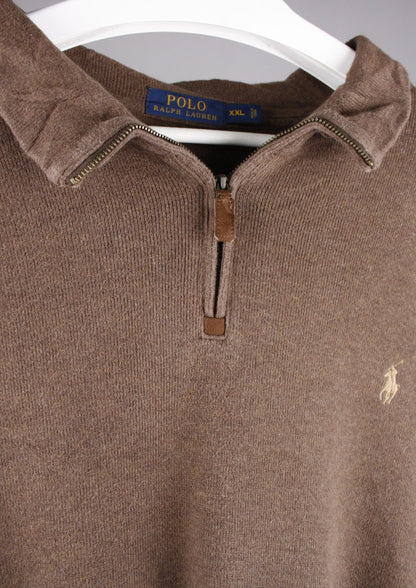 Ralph Lauren Quarter Zip Sweater (XXL)
