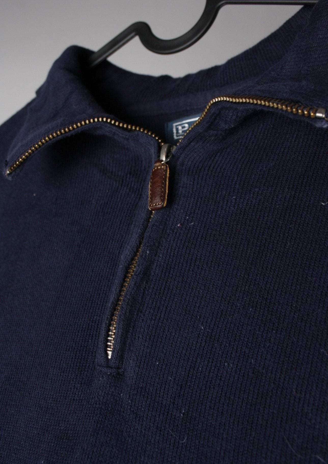 Ralph Lauren Quarter Zip Sweater (L)