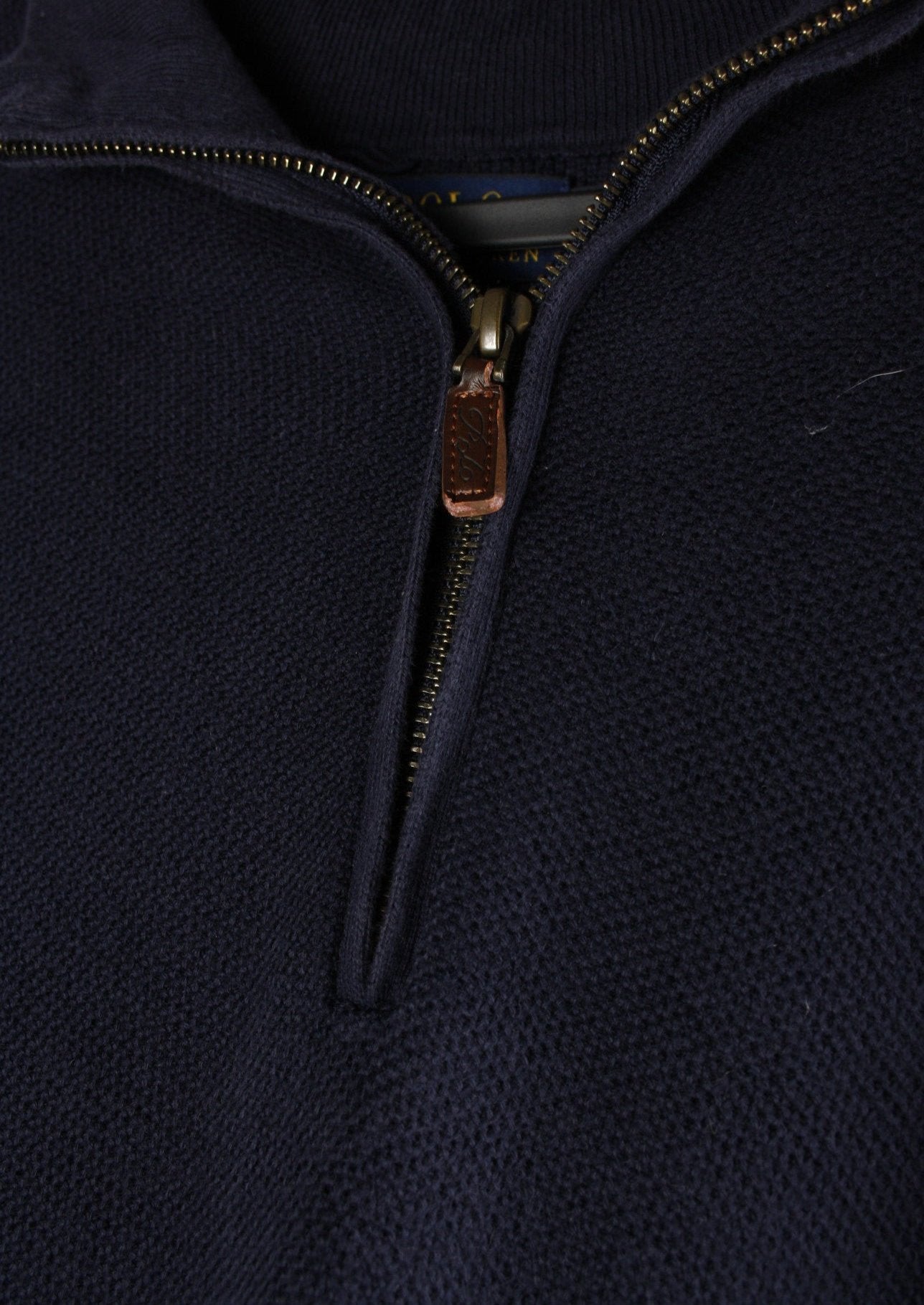 Ralph Lauren Quarter Zip Sweater (L)
