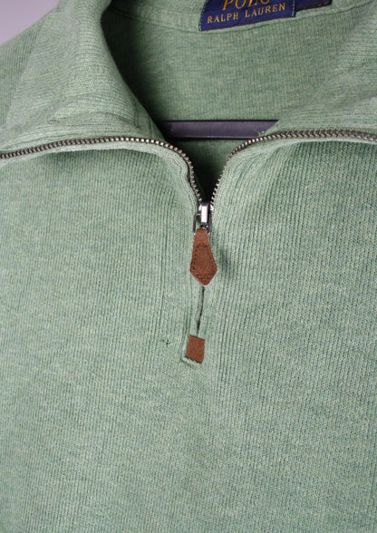 Ralph Lauren Quarter Zip Sweater (M)