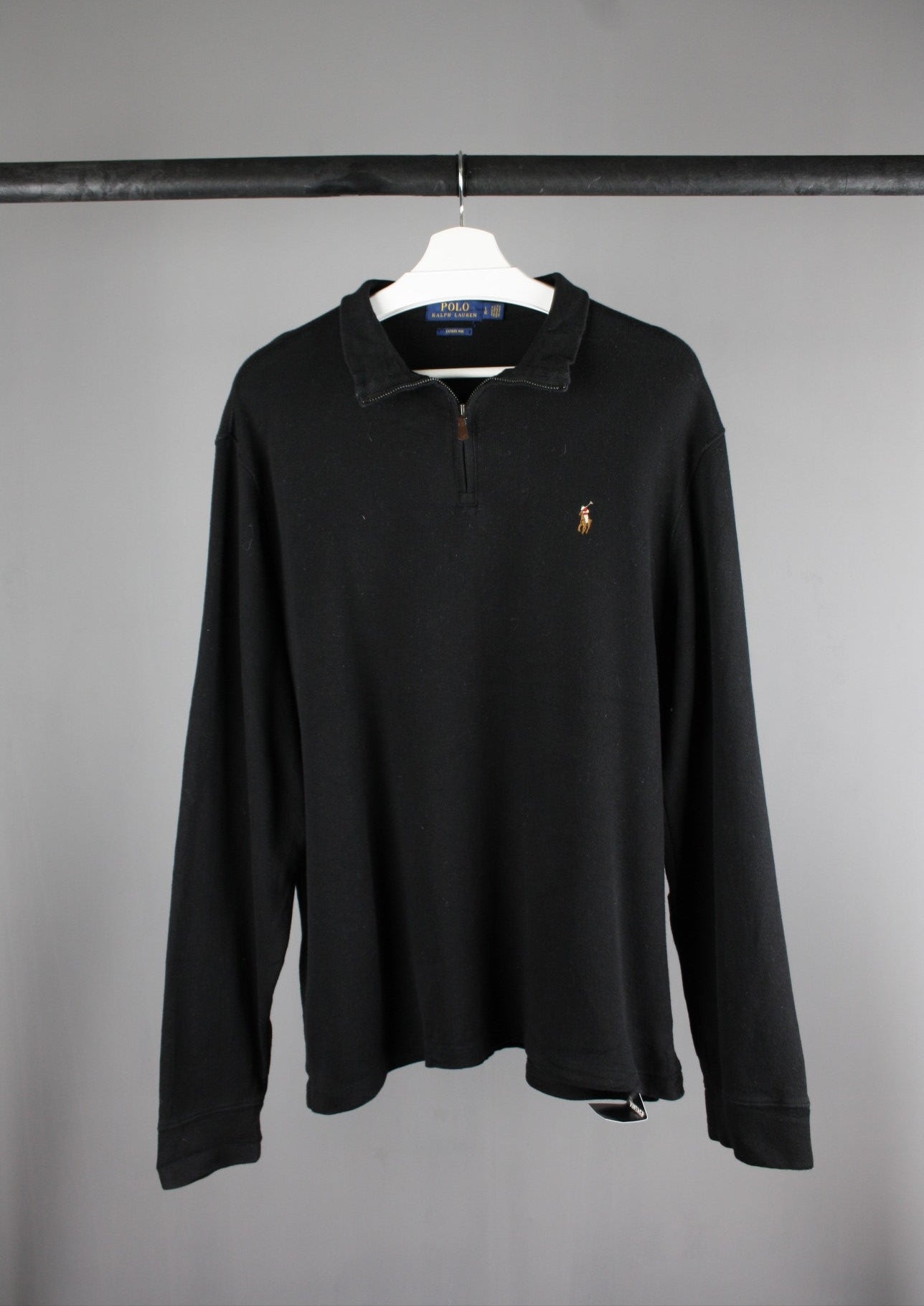 Ralph Lauren Quarter Zip Sweater (L)