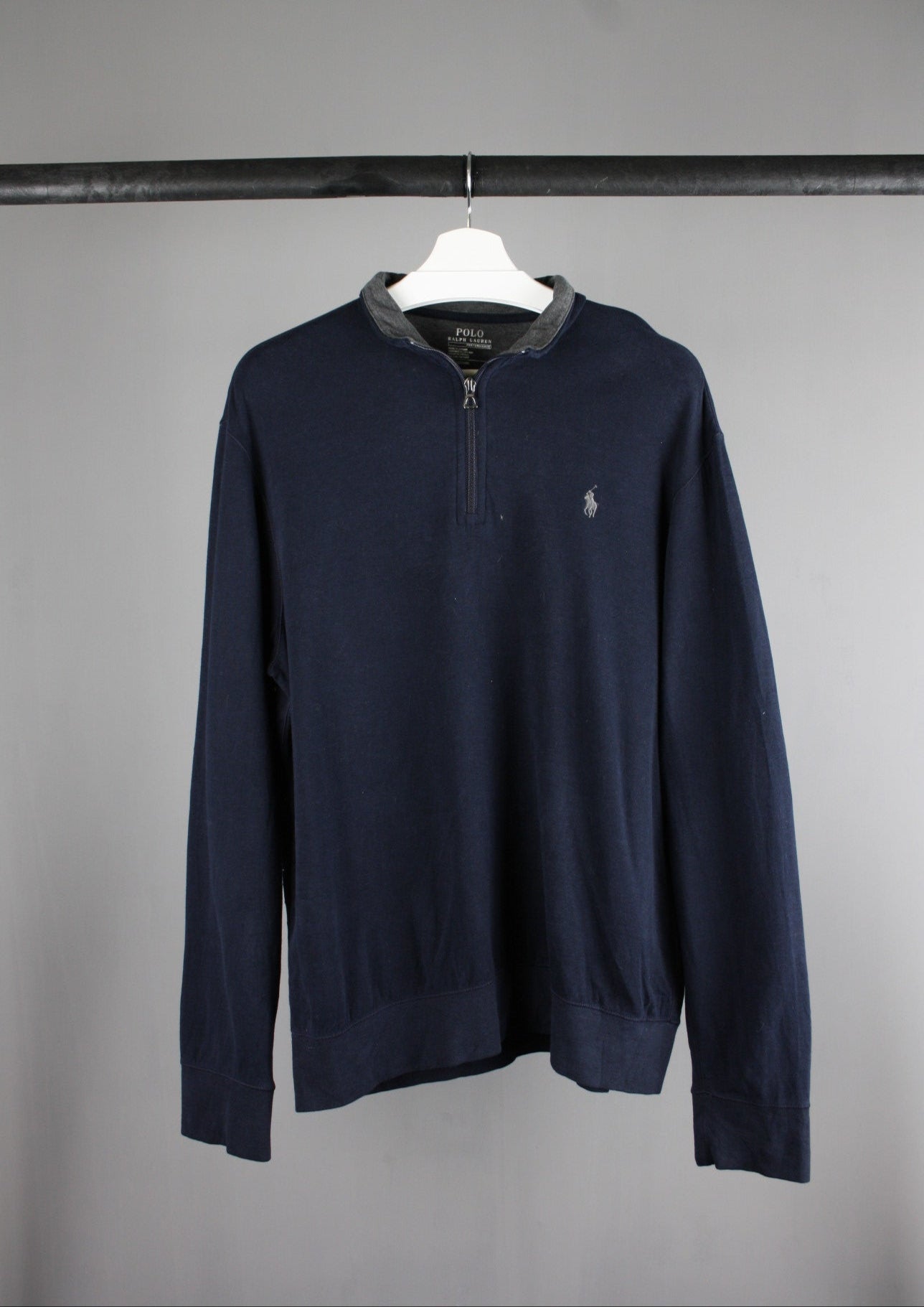 Ralph Lauren Quarter Zip Sweater (L)