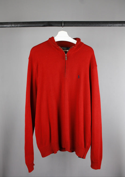 Ralph Lauren Quarter Zip Sweater (XL)