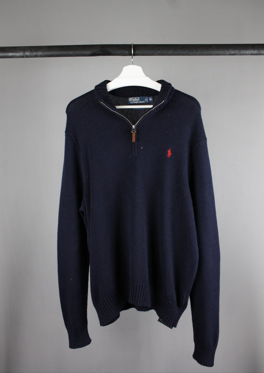 Ralph Lauren Quarter Zip Sweater (XL)
